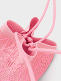 Genoa Knitted Drawstring Bag Pink