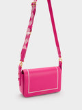 Astra Chain Handle Bag Fuchsia