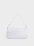 Geona Knitted Phone Pouch White