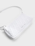 Geona Knitted Phone Pouch White