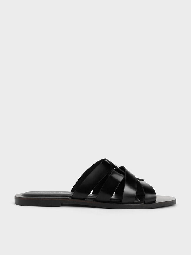 CHARLES & KEITH Interwoven Slide Sandals
