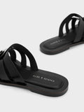 CHARLES & KEITH Interwoven Slide Sandals