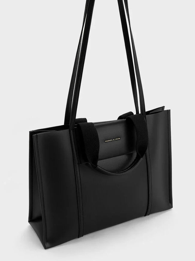 CHARLES & KEITH Shalia Tote Bag_Black