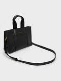 CHARLES & KEITH Mini Shalia Tote Bag_Black
