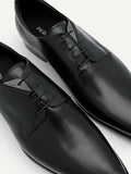 PEDRO Men Leather Derby Shoes - Black