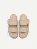 PEDRO Slide Sandals - Taupe
