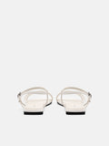 PEDRO Peggy Ankle Strap Sandals - White
