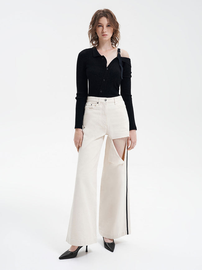 CHARLES & KEITH Women Studded Pointed Toe Slingback Pumps Black Black