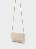 Octavia Front Flap Long Wallet_Ivory