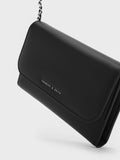 Octavia Front Flap Long Wallet_Noir