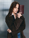 Octavia Front Flap Long Wallet_Wineberry Red