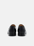 PEDRO Leather Buckle Loafers - Black