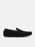 PEDRO Oliver Nubuck Driving Shoes-Black