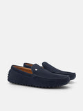 PEDRO Oliver Nubuck Driving Shoes-Navy