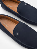PEDRO Oliver Nubuck Driving Shoes-Navy