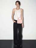 CHARLES & KEITH Women Perline Sculptural Top Handle Bag_Pink