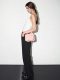CHARLES & KEITH Women Perline Sculptural Top Handle Bag_Pink