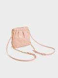 CHARLES & KEITH Women Duo Chain-Handle Two-Way Backpack_Soft Pink