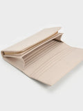 Muriel Front Flap Long Wallet_Oat