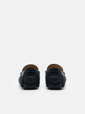 PEDRO Bryce Nubuck Driving Shoes-Navy