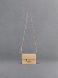 CHARLES & KEITH Women Leather Boxy Bag_Nude