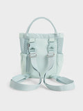 CHARLES & KEITH Women Terra Mesh & Nylon Multi-Way Bag_Sage Green