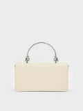Kristine Sculptural-Handle Long Wallet_Cream
