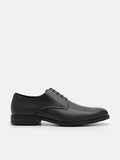 PEDRO Altitude Lightweight Embossed Leather Derby Shoes - Black