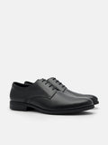 PEDRO Altitude Lightweight Embossed Leather Derby Shoes - Black