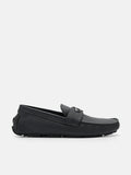 PEDRO Icon Leather Driving Shoes-Black