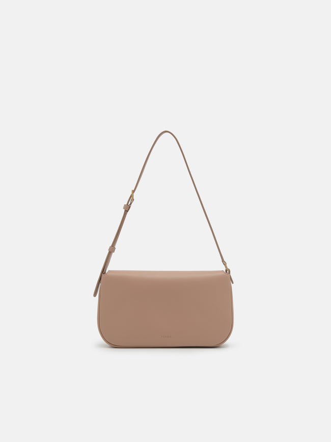 PEDRO Elin Quilted Shoulder Bag - Taupe