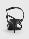 CHARLES & KEITH_Strappy Stiletto-Heel Slingback Sandals_Black Box