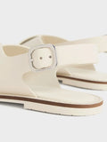 CHARLES & KEITH_Crossover-Strap Slingback Sandals_Chalk