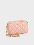 Mini Apfra Quilted Crossbody Bag_Light Pink