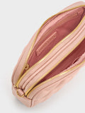 Mini Apfra Quilted Crossbody Bag_Light Pink