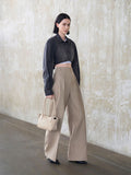 CHARLES & KEITH Bosie Elongated Top Handle Bag_Oat