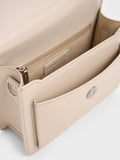 CHARLES & KEITH Adelie Envelope Crossbody Bag Oat