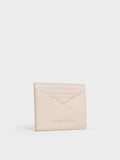 CHARLES & KEITH_Midori Geometric Card Holder_Oat