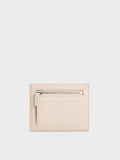 CHARLES & KEITH_Midori Geometric Card Holder_Oat