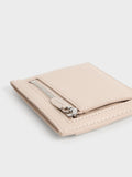 CHARLES & KEITH_Midori Geometric Card Holder_Oat