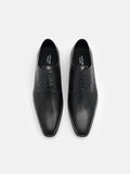PEDRO Altitude Lightweight Leather Derby Shoes - Black