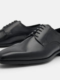 PEDRO Altitude Lightweight Leather Derby Shoes - Black