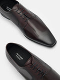 PEDRO Altitude Lightweight Leather Derby Shoes - Dark Brown