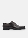 PEDRO Leather Derby Shoes - Dark Brown