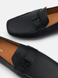 PEDRO Kane Leather Driving Shoes - Black