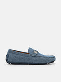 PEDRO Kane Leather Driving Shoes-Blue