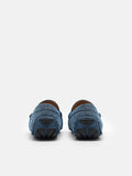 PEDRO Kane Leather Driving Shoes-Blue