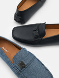 PEDRO Kane Leather Driving Shoes-Blue