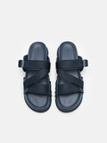 PEDRO Nylon Strap Sandals- Navy