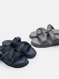 PEDRO Nylon Strap Sandals- Navy